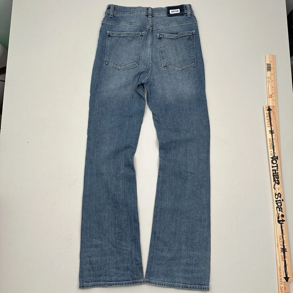 DL1961 Bridget Boot Jeans Actual sz 24 26x31 High Rise Blue Instasculpt Flare